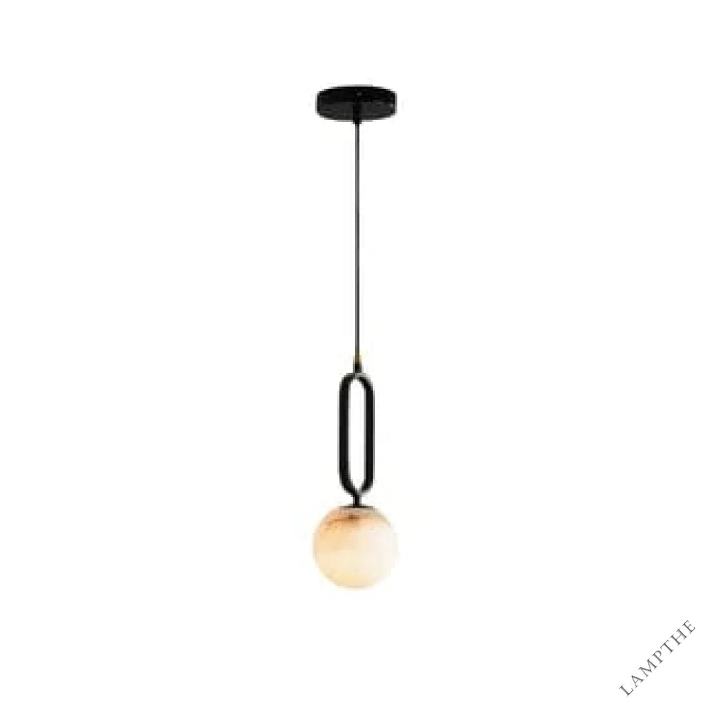 Orb Alabaster Pendant