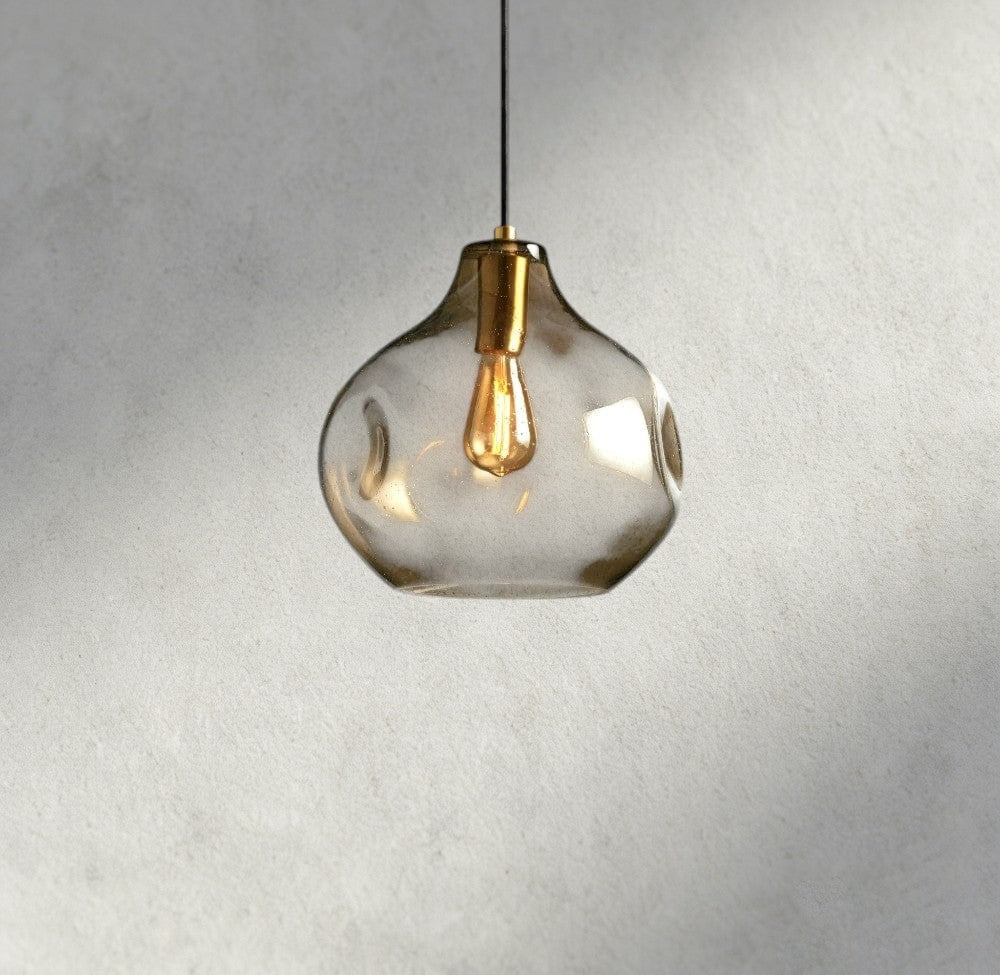 SMOKE Organic 12" Glass Pendant