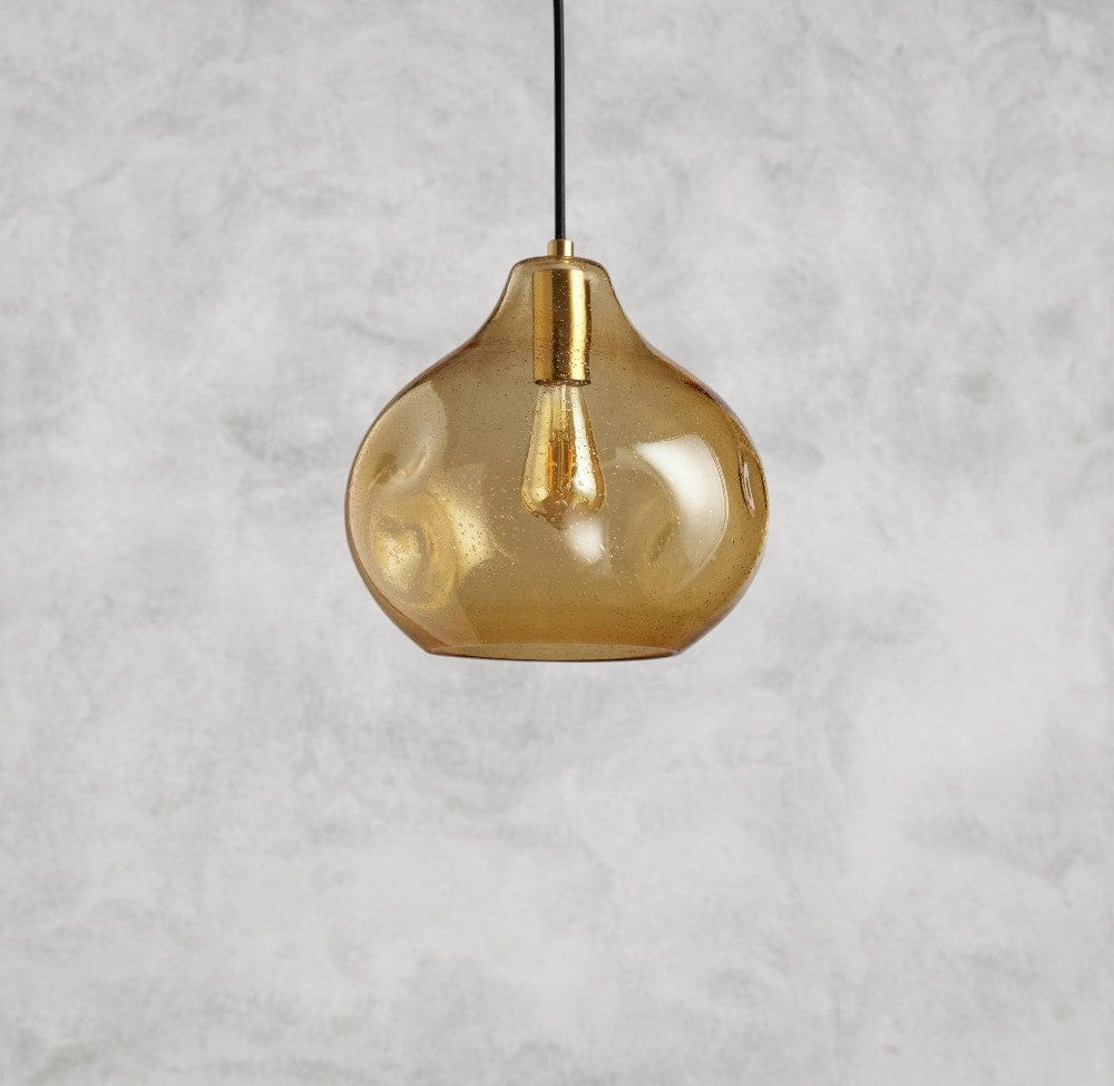 Organic 12" Glass Pendant