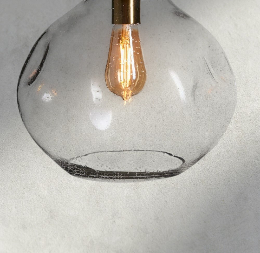 Organic 12" Glass Pendant