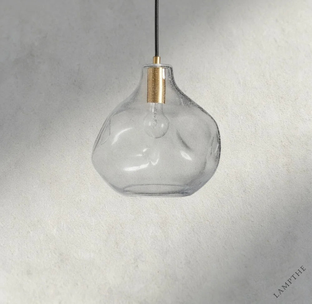 Organic 12" Glass Pendant