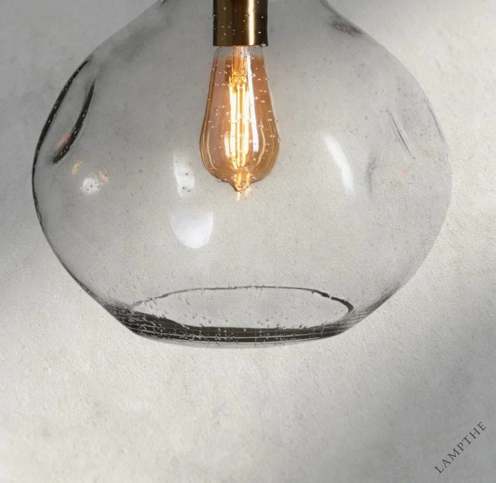 Organic 12" Glass Pendant