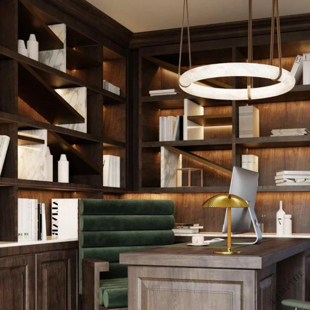 Oslo Alabaster Art Chandelier