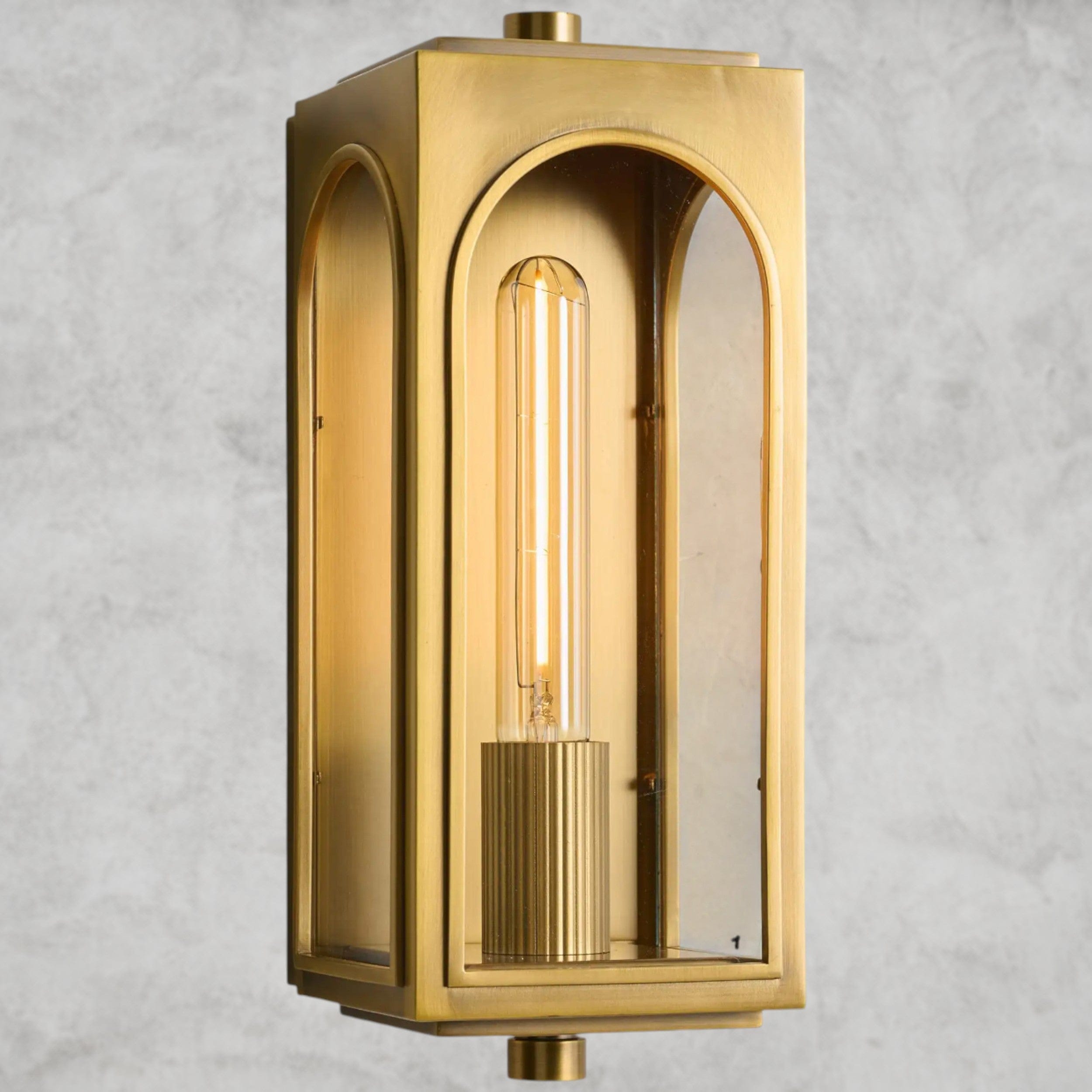 13" / Brass Palladian Outdoor Sconce 13", 19", 24"