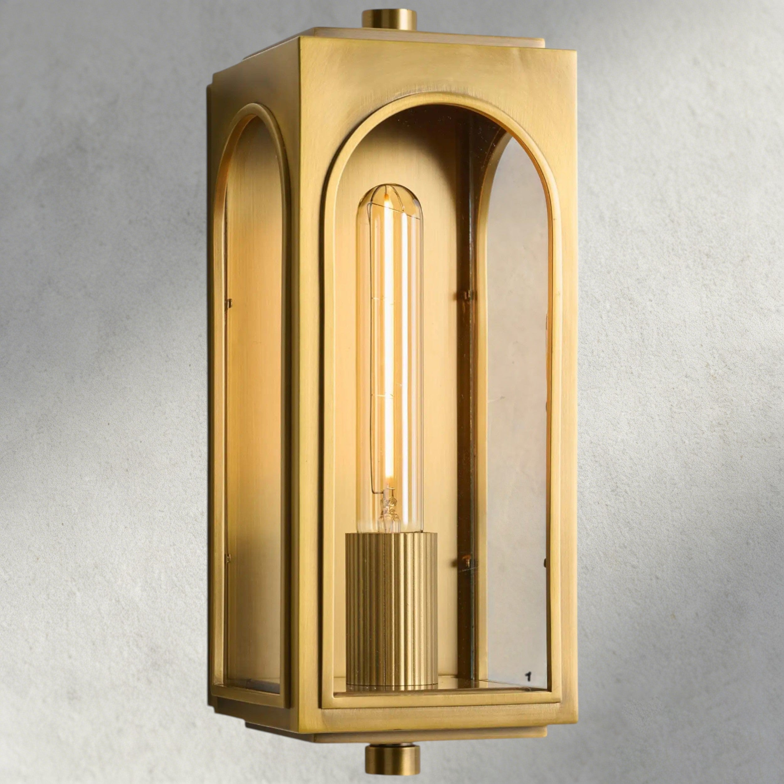 13" / Brass Palladian Outdoor Sconce 13", 19", 24"