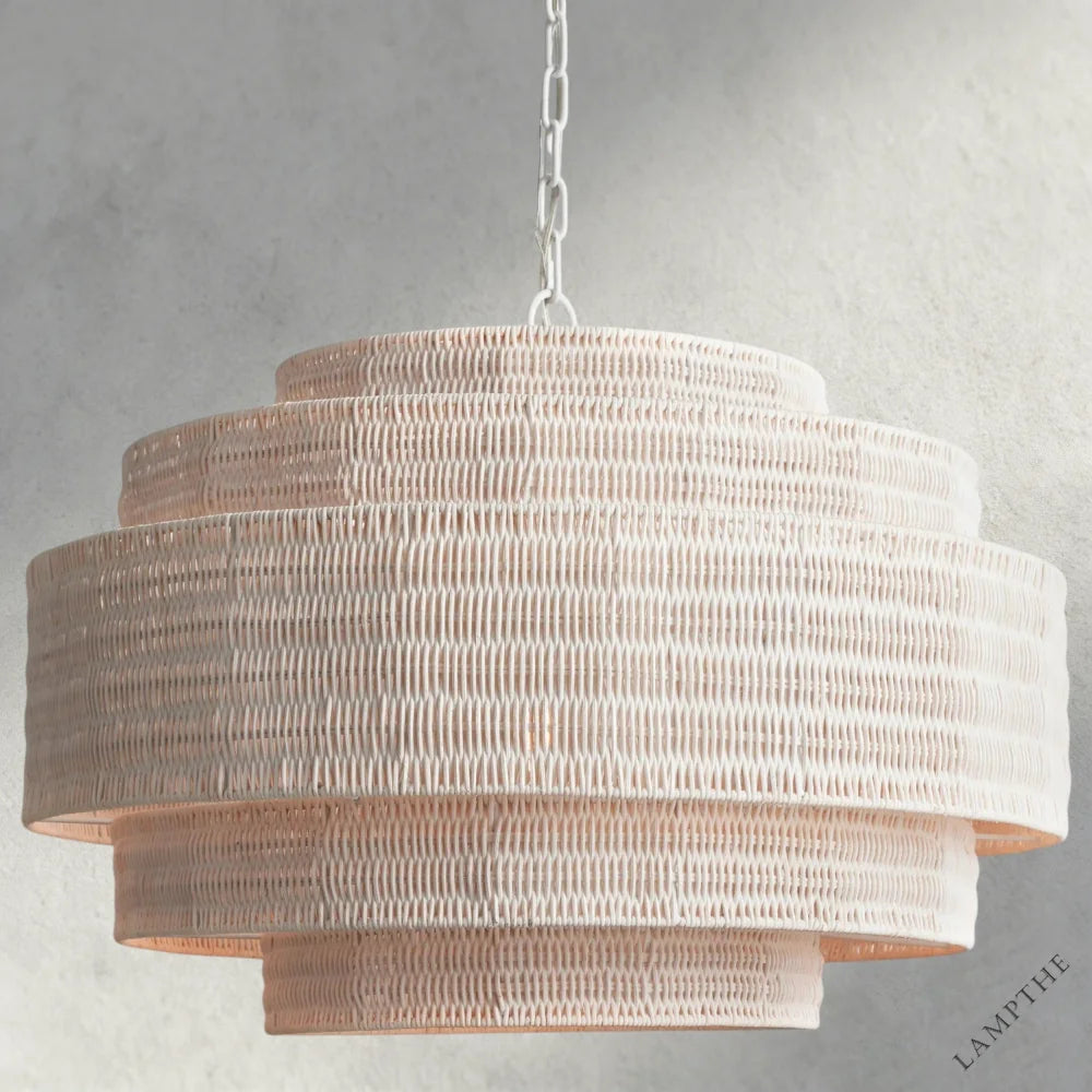 28" / White Paloma Chandelier 28", 40"