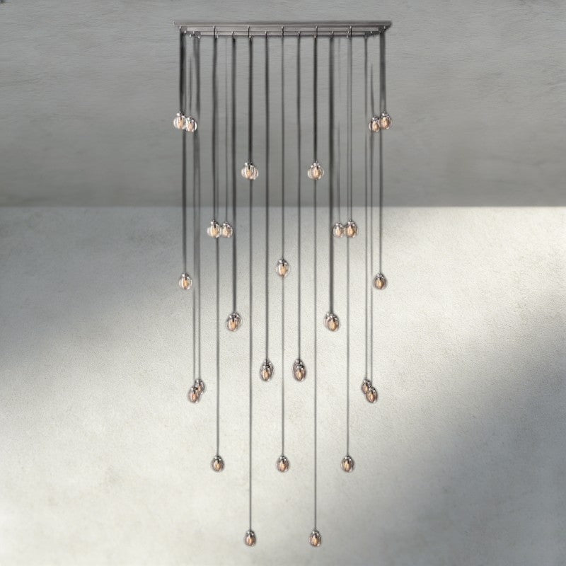 Pearl Rectangular Chandelier 36", 54", 72"