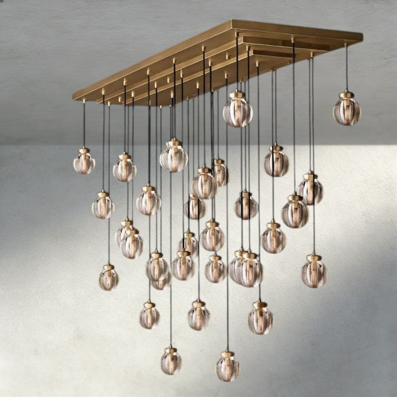 Pearl Rectangular Chandelier 36", 54", 72"