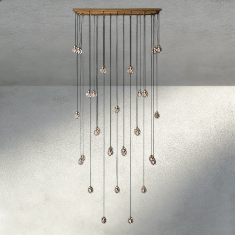 Pearl Rectangular Chandelier 36", 54", 72"