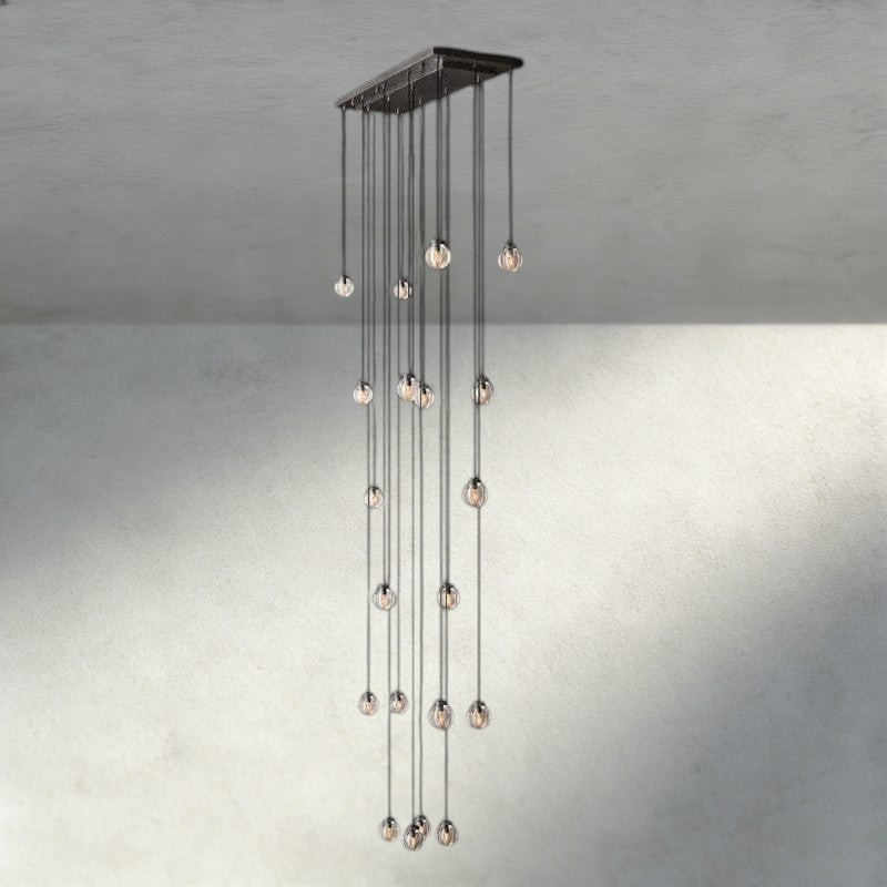 Pearl Rectangular Chandelier 36", 54", 72"