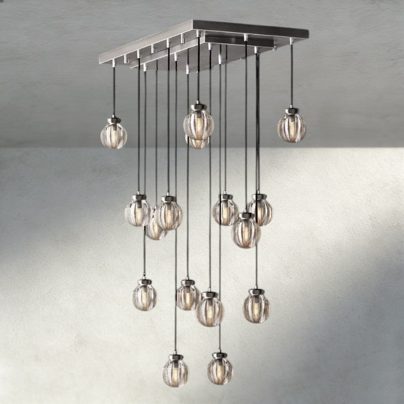 Pearl Rectangular Chandelier 36", 54", 72"