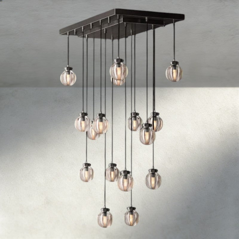 Pearl Rectangular Chandelier 36", 54", 72"