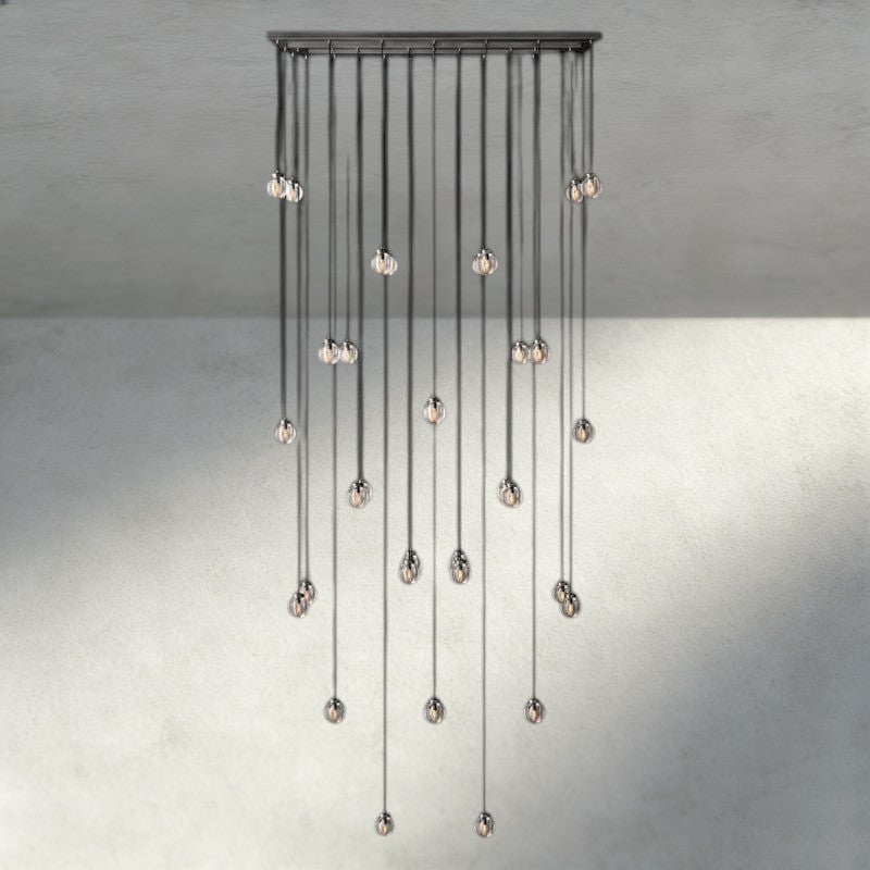 Pearl Rectangular Chandelier 36", 54", 72"
