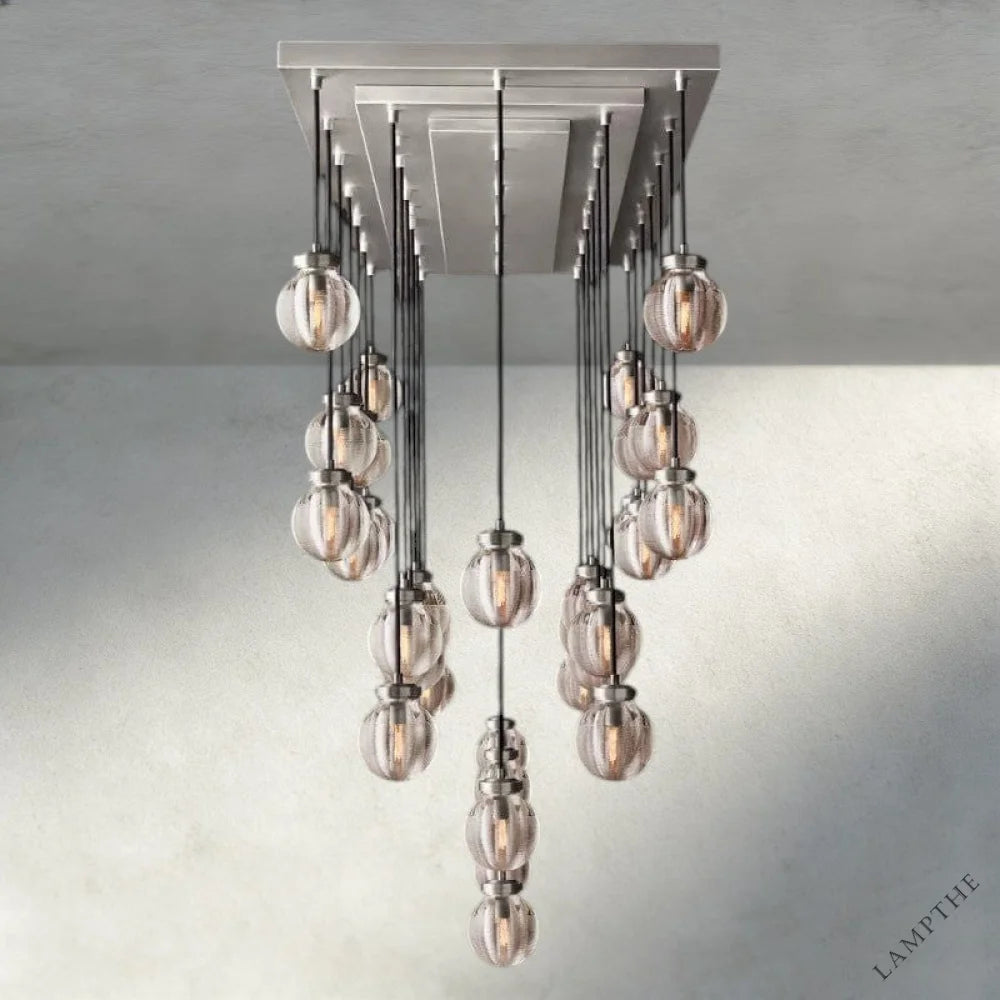 Pearl Rectangular Chandelier 36", 54", 72"