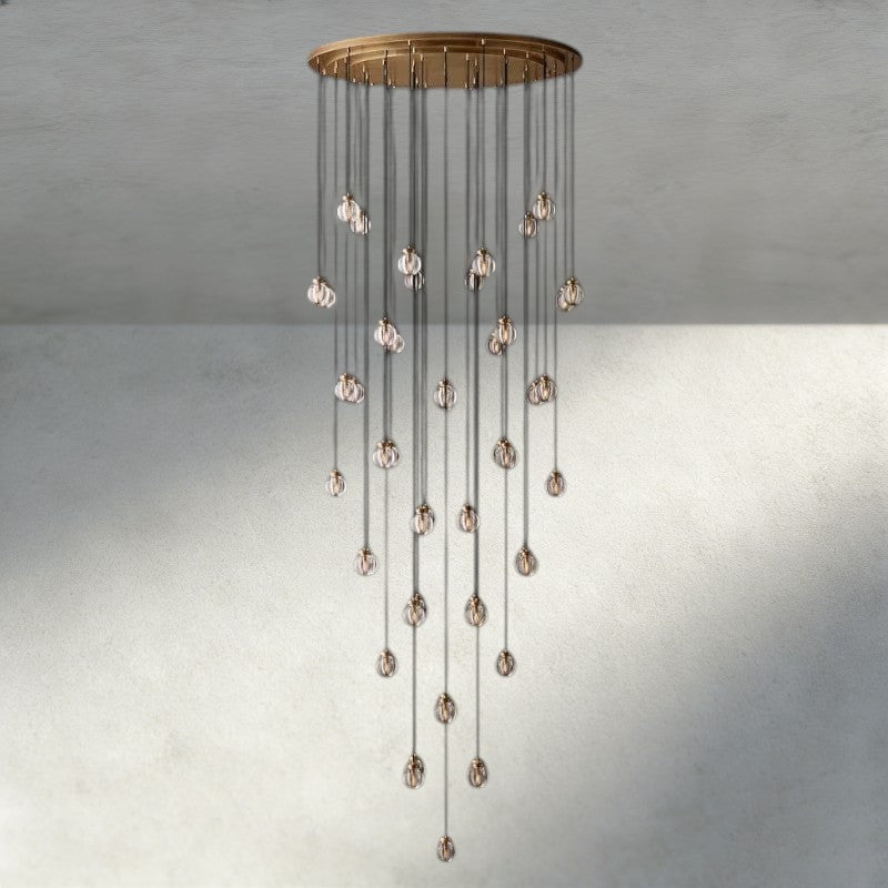 Pearl Round Chandelier 38", 48", 60"