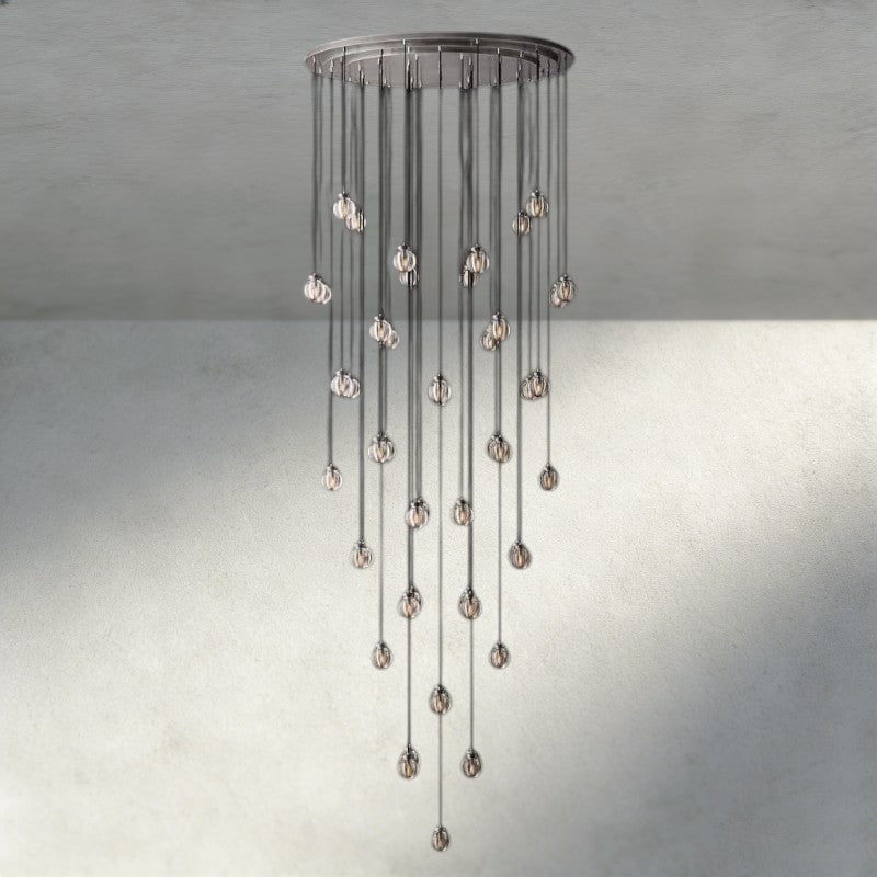 Pearl Round Chandelier 38", 48", 60"