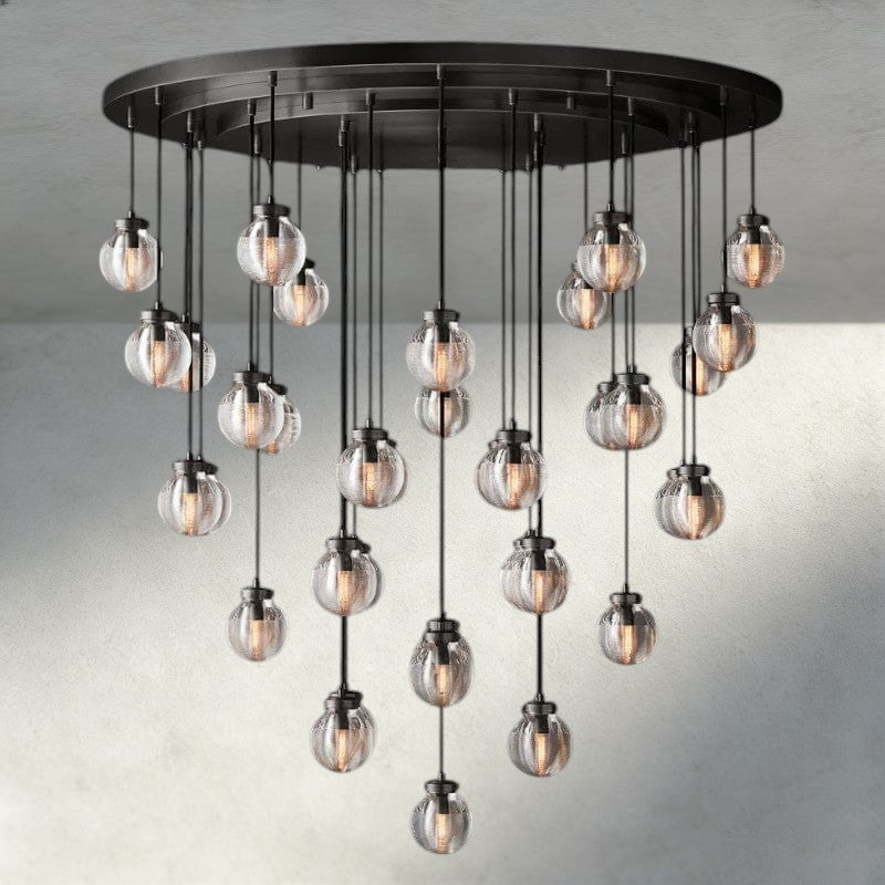 48" / Bronze Pearl Round Chandelier 38", 48", 60"