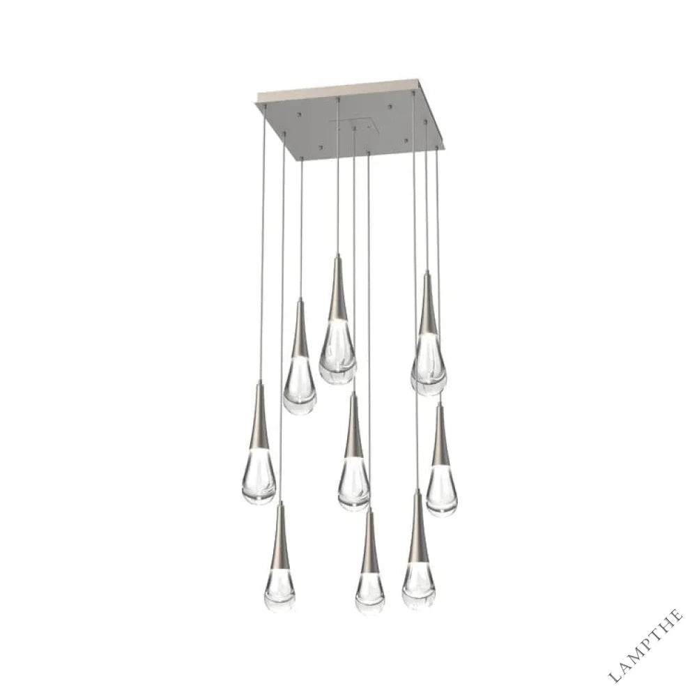 9-Lights / Nickle Pluvia 8/ 9/ 11 /12-Light Chandelier Pendant For Living room Family room Dining Room Bedroom