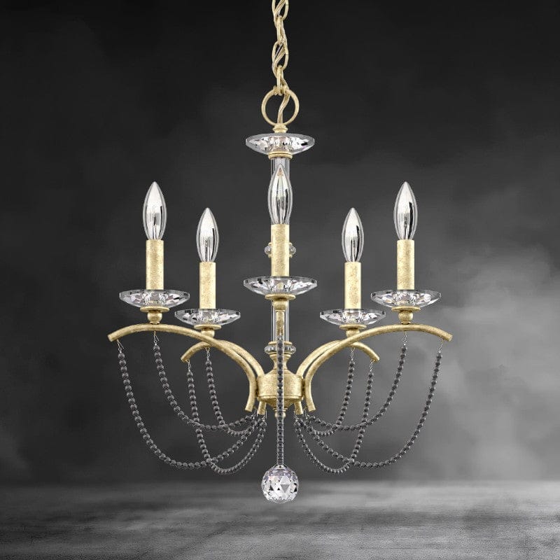 Priscilla Crystal Candlestick Chandelier 18"