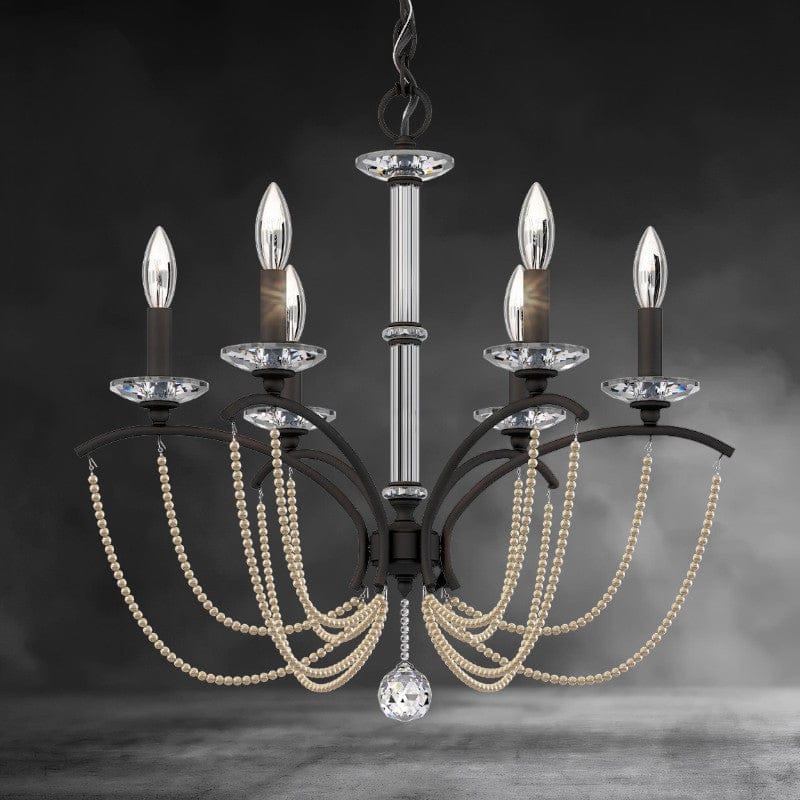 Priscilla Crystal Candlestick Chandelier 23"
