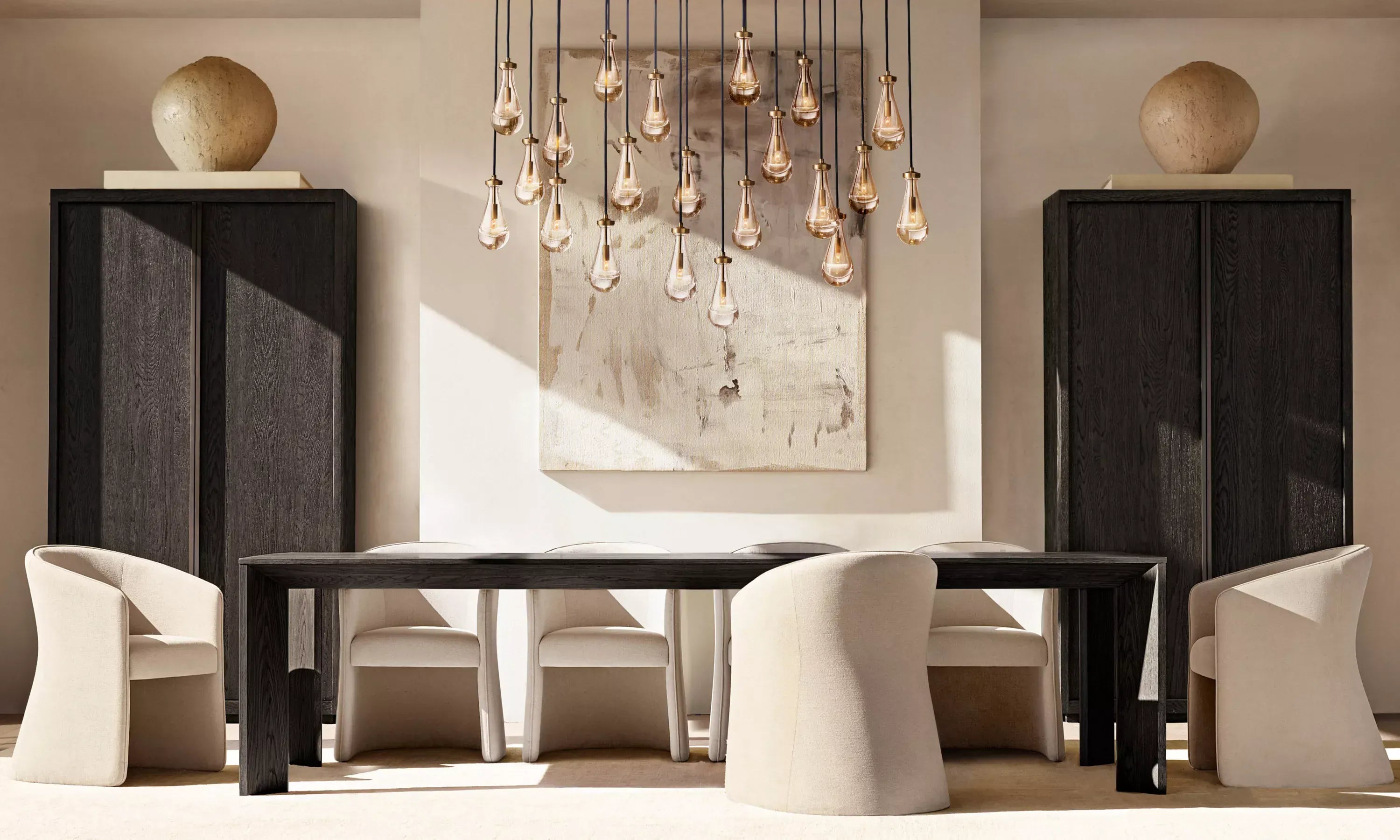 Rain Rectangular Chandelier 54", 72"