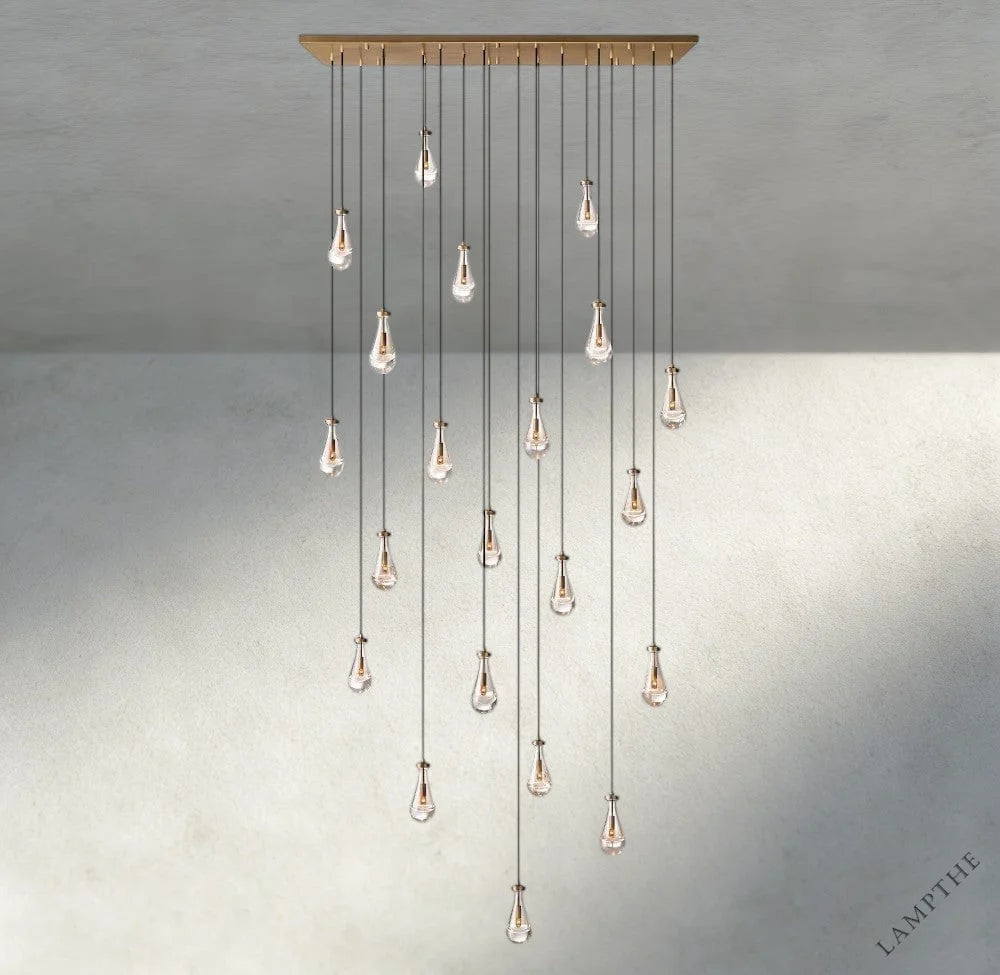 Rain Rectangular Chandelier 54", 72"
