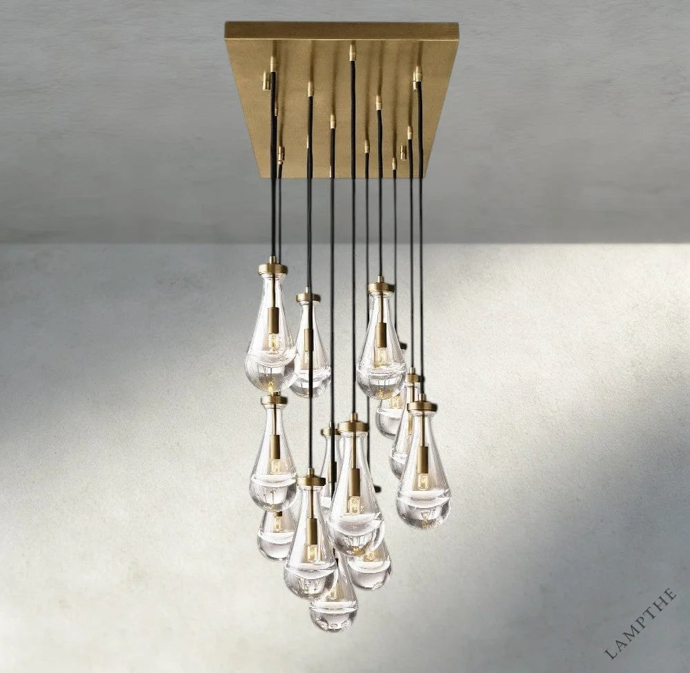 Rain Rectangular Chandelier 54", 72"