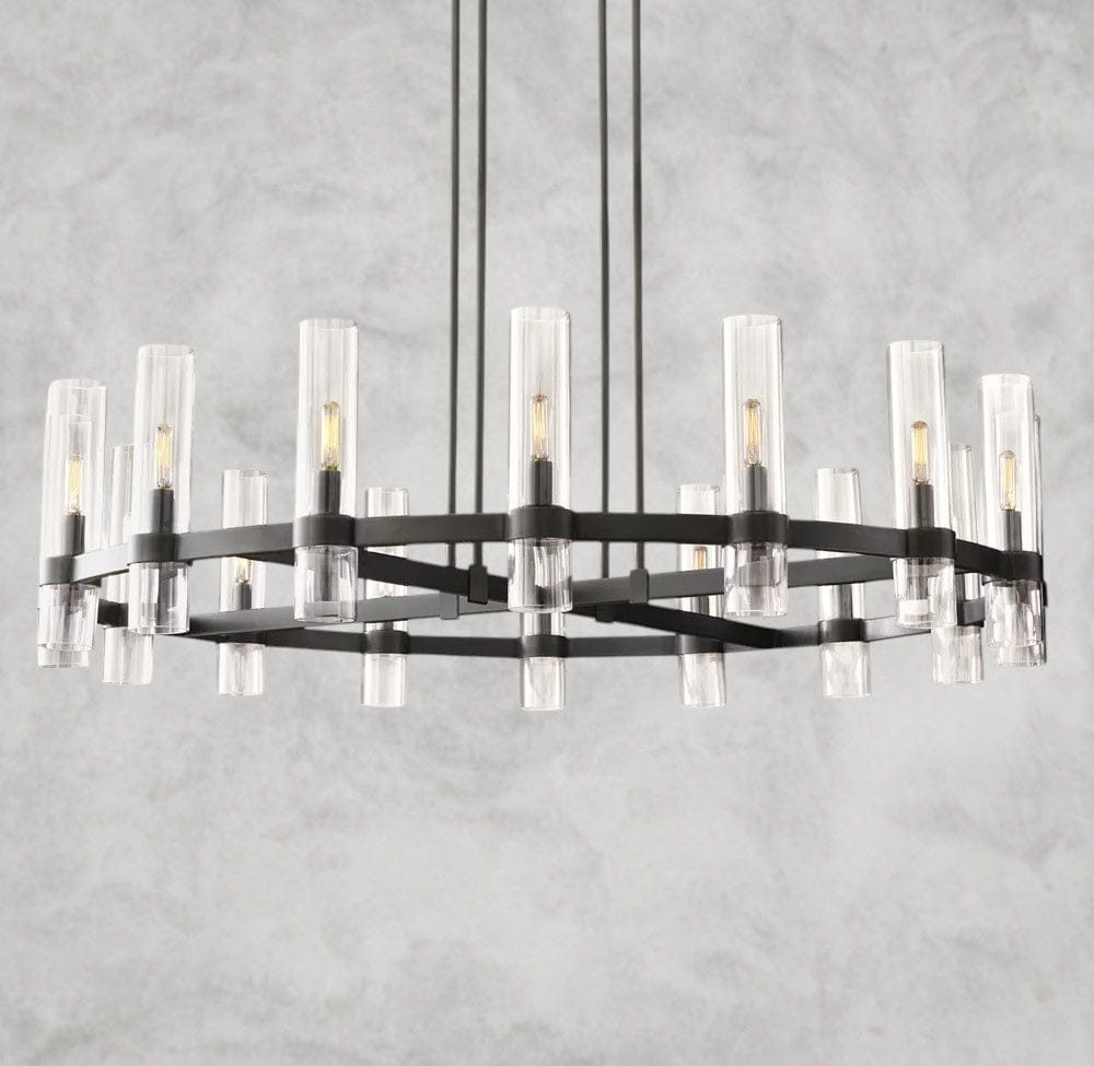 48" / Bronze Ravelle Round Chandelier 36", 48", 60"