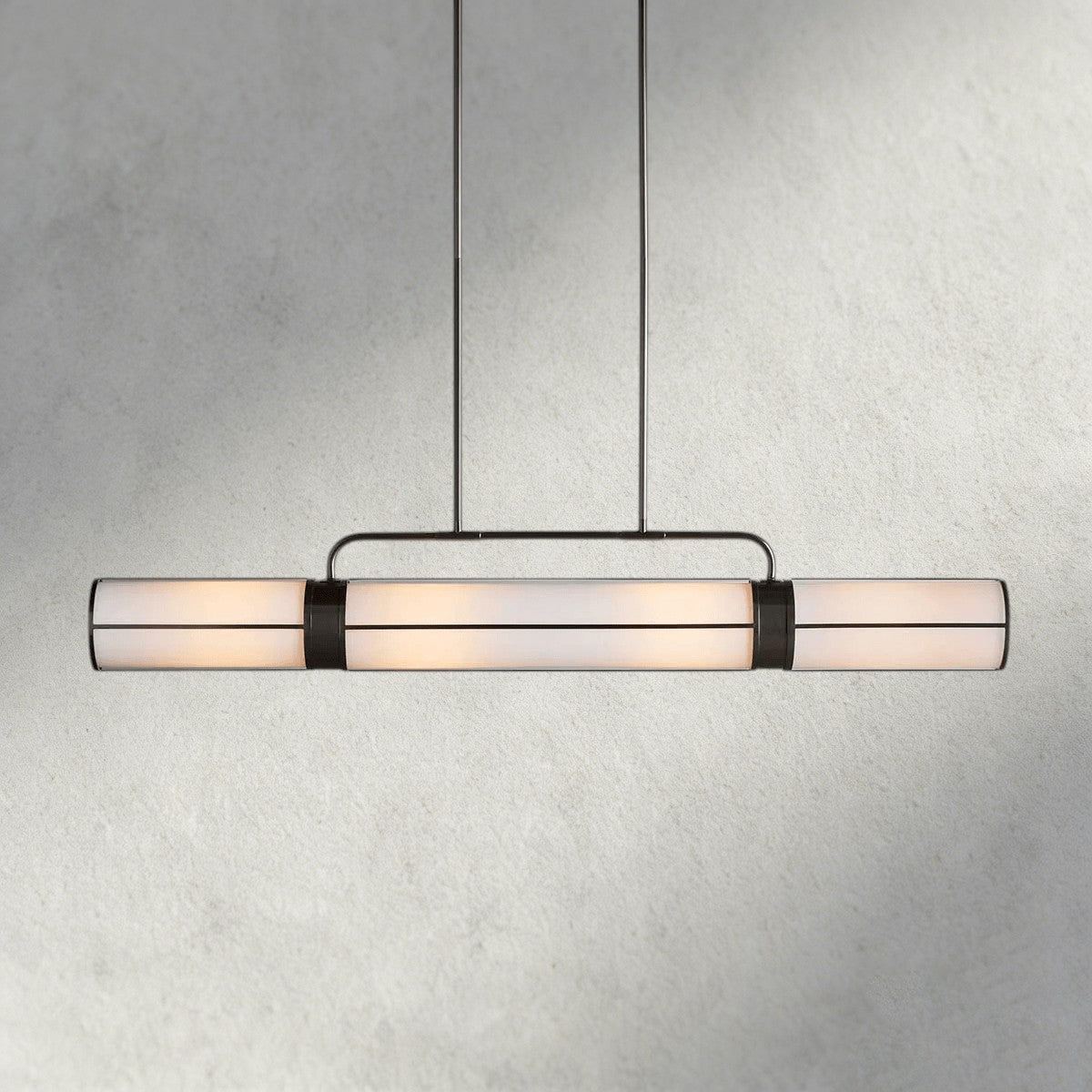 54" / Bronze Remming Linear Chandelier 54", 62", 72"