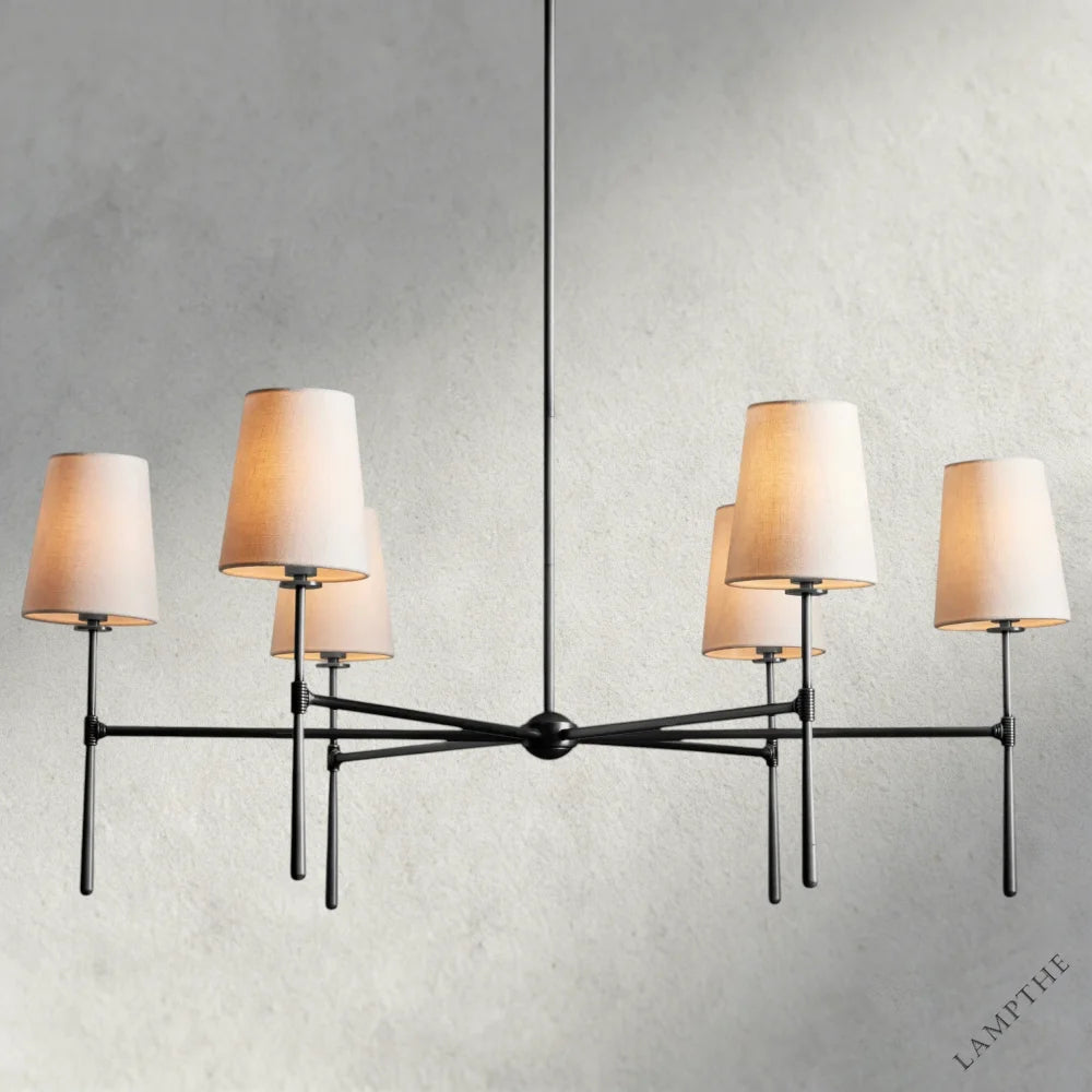 Bronze Rhodes Round Chandelier