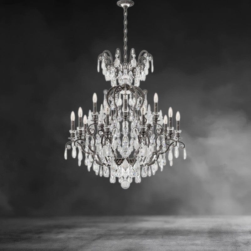 Rivendell 15 Light Crystal Chandelier 38"