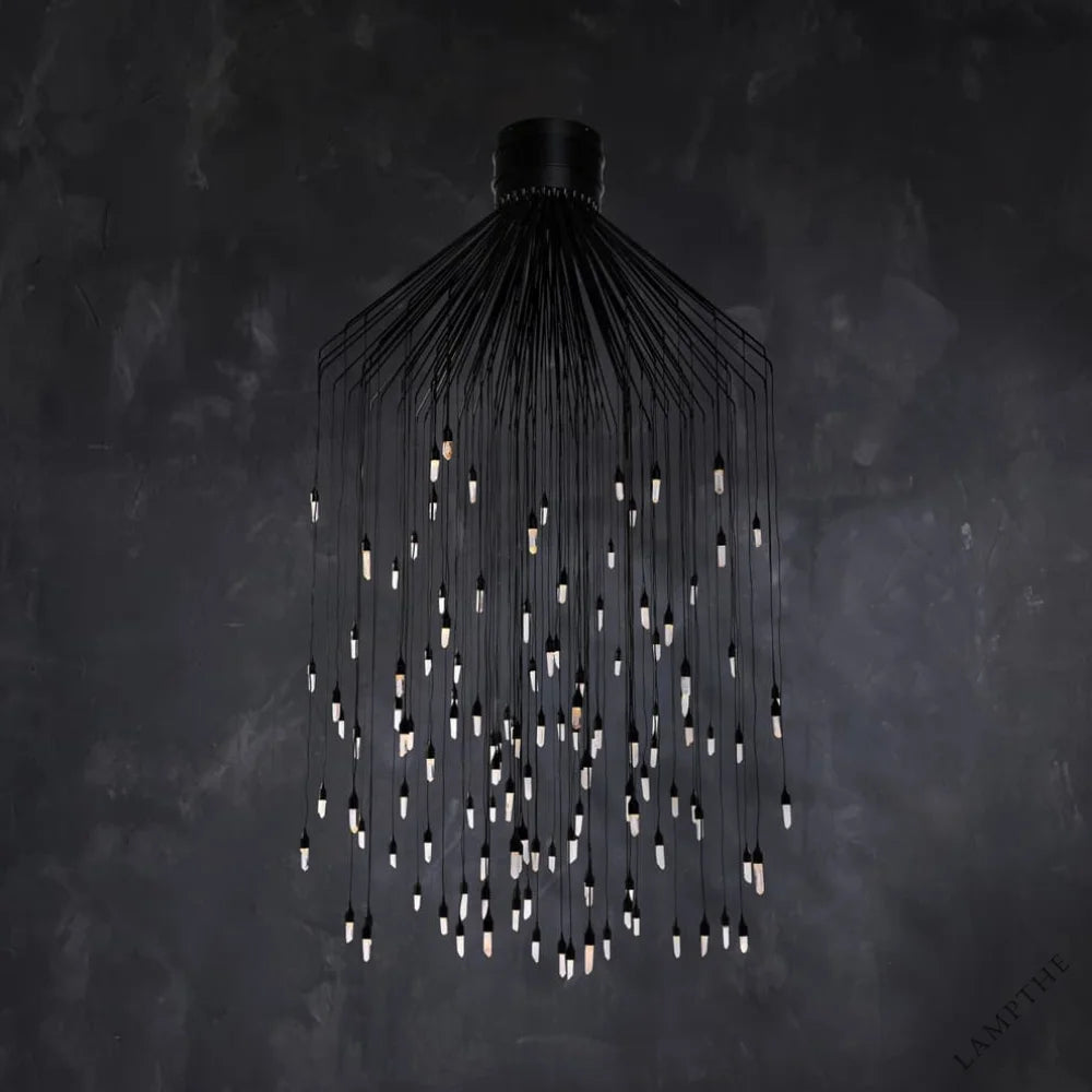 Rock Crystal Rain Large Flushmount