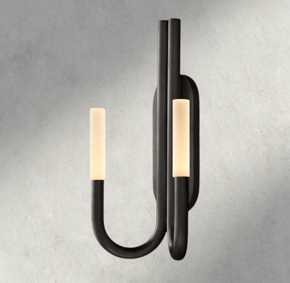 Bronze ROUSSEAU DOUBLE SCONCE