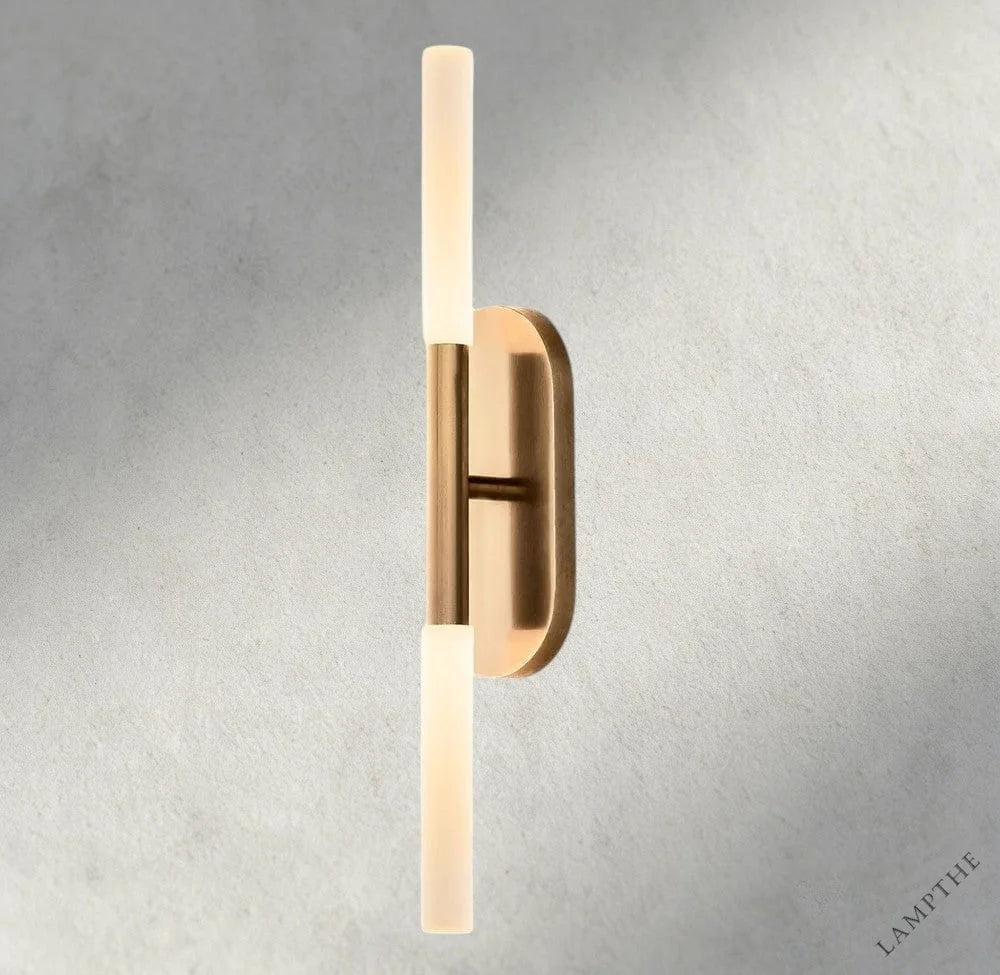 Brass Rousseau Linear Sconce
