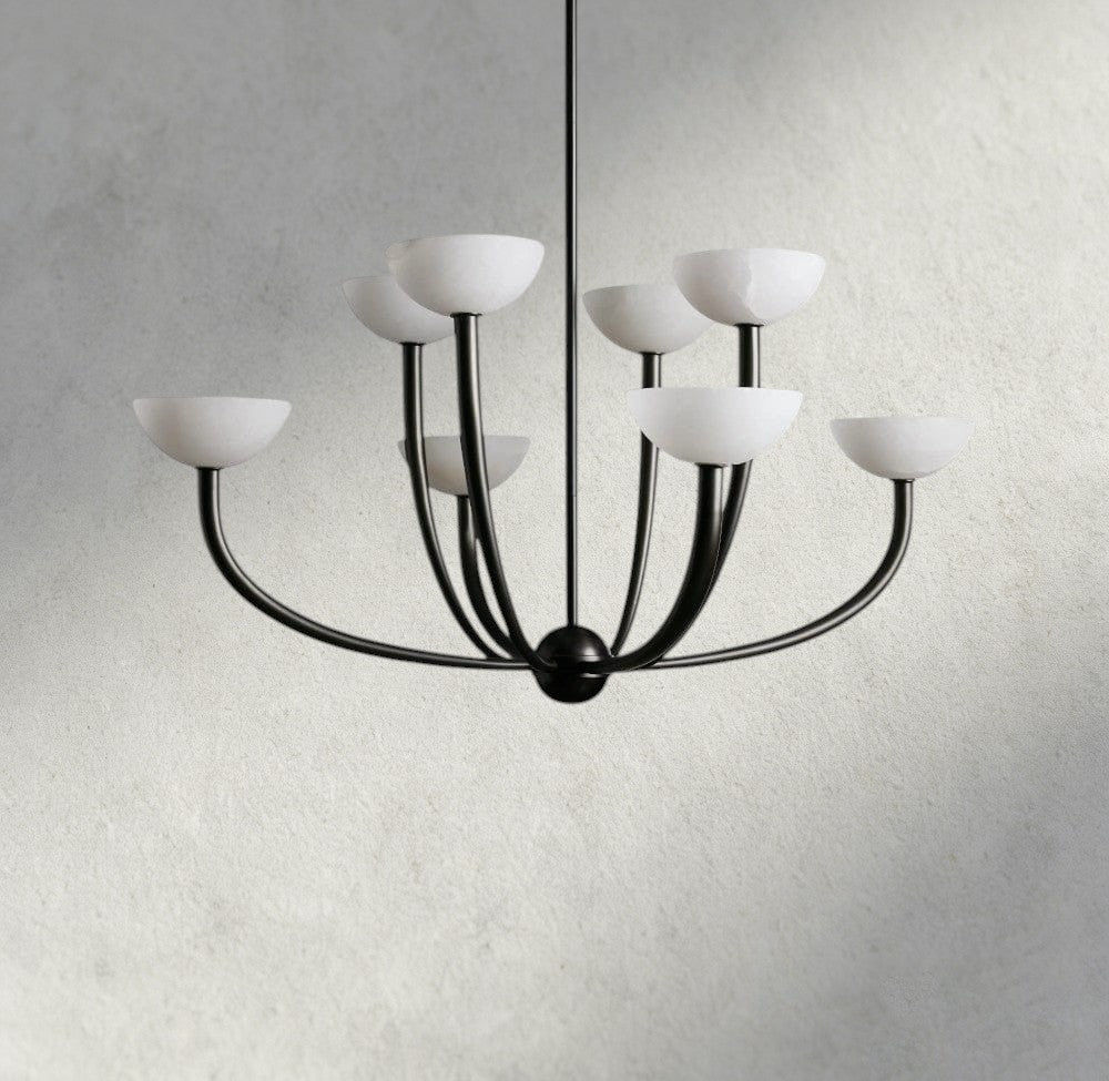 Saguaro Alabaster Chandelier 22", 42"