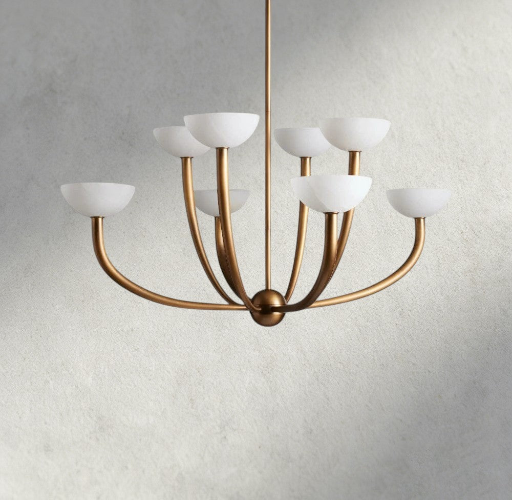 Saguaro Alabaster Chandelier 22", 42"