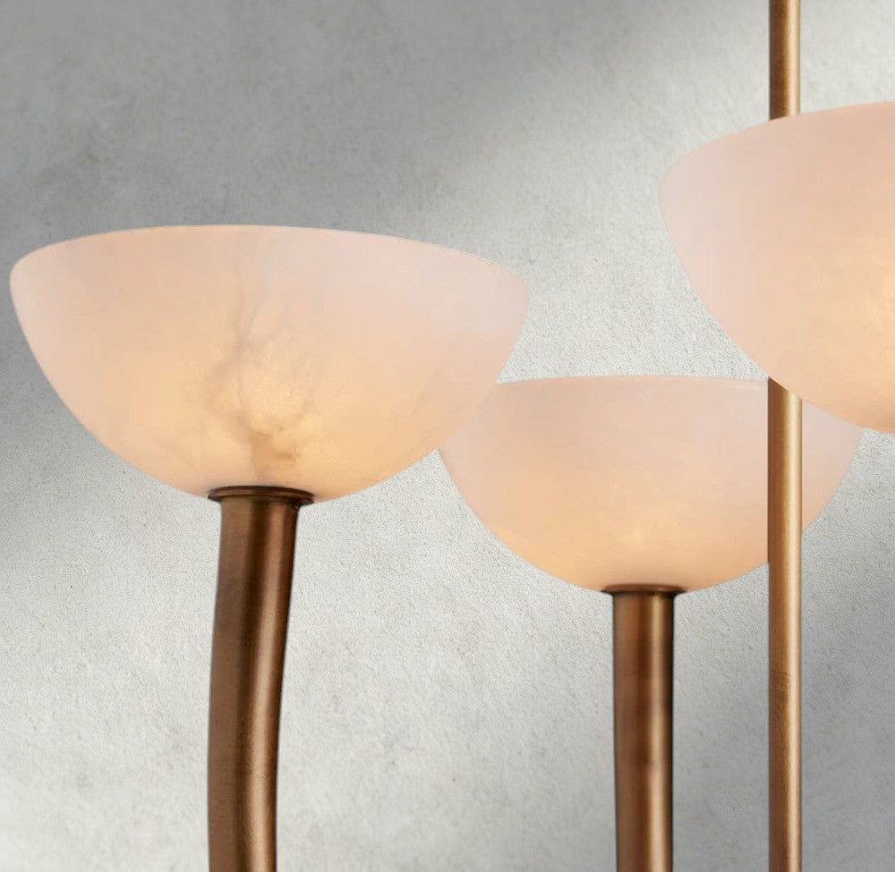 Saguaro Alabaster Chandelier 22", 42"