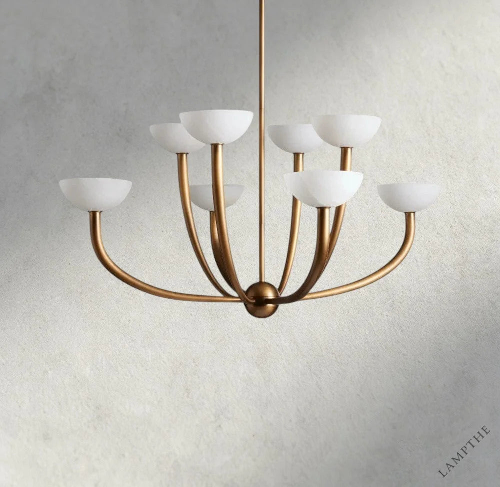 Saguaro Alabaster Chandelier 22", 42"