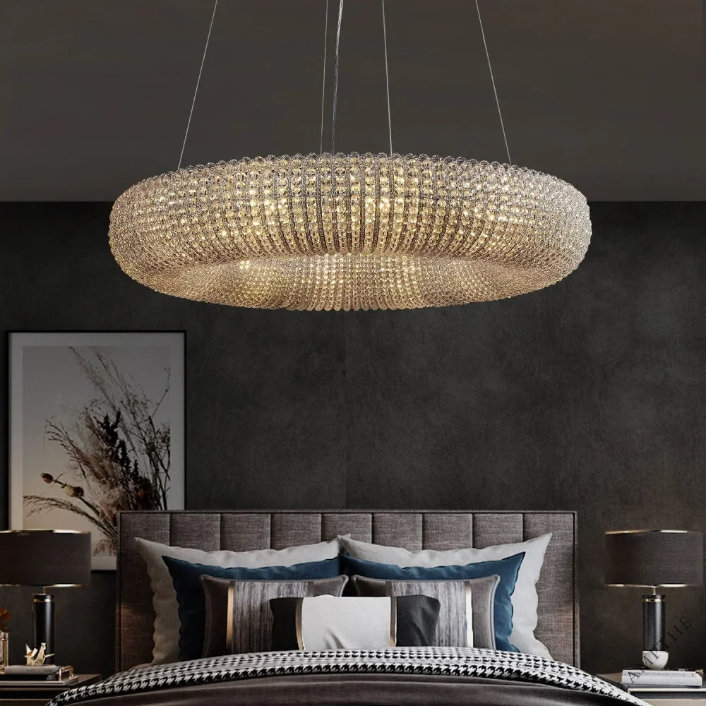 Samter Ring Clear Crystal Chandelier 31", 40", 60"
