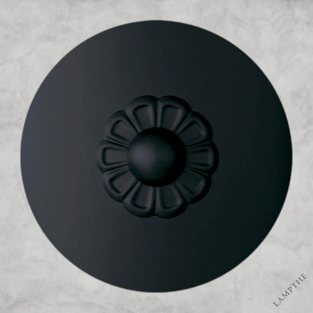 Black San Marco 6-light chandelier 24"
