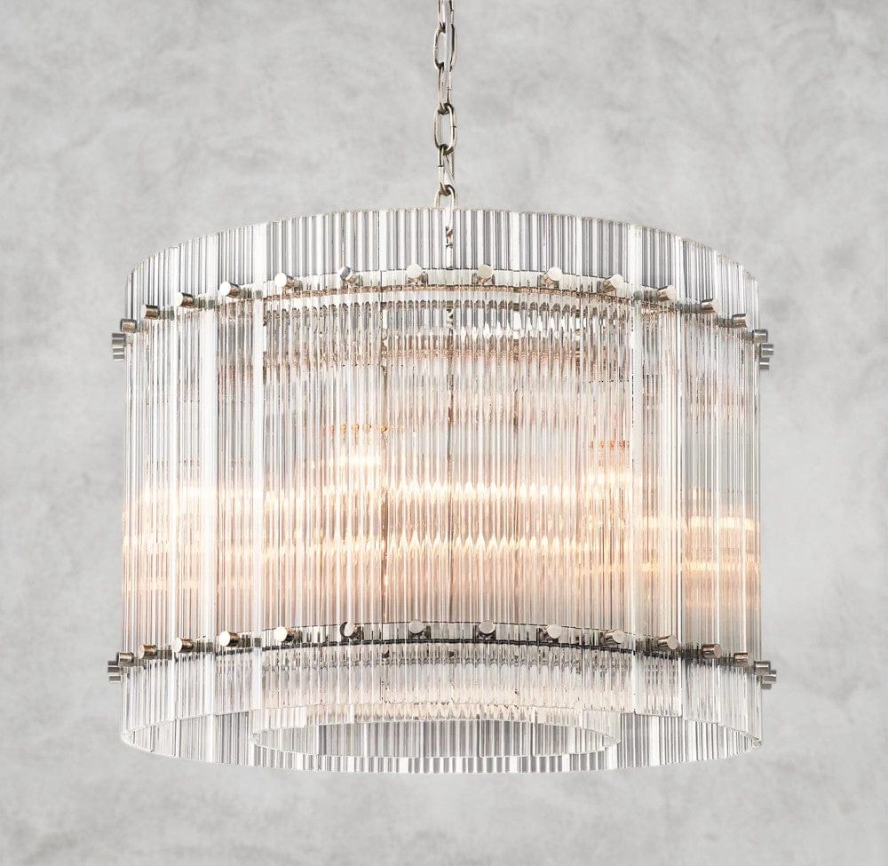 22" / Nickle San Marco Round Chandelier 22", 37", 48", 60"