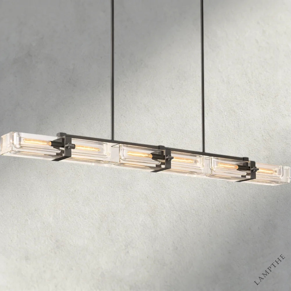 72" / Bronze Savile Linear Chandelier 24", 48", 72"