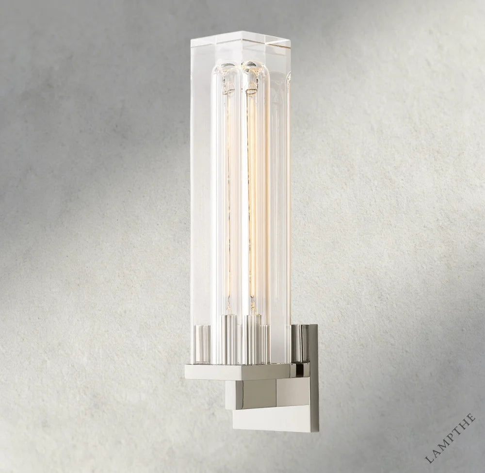 Nickle Savile Rectangular Sconce