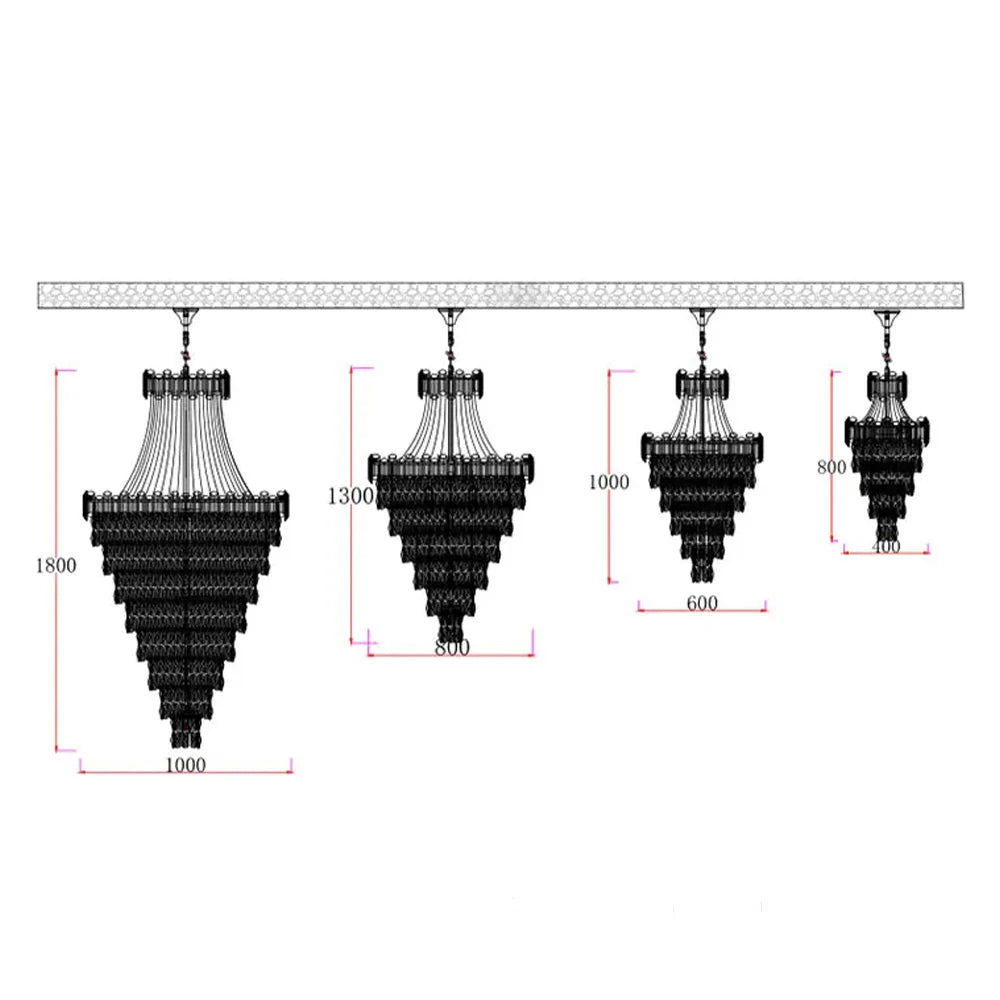 Farto Multi-tiered Crystal Chandelier