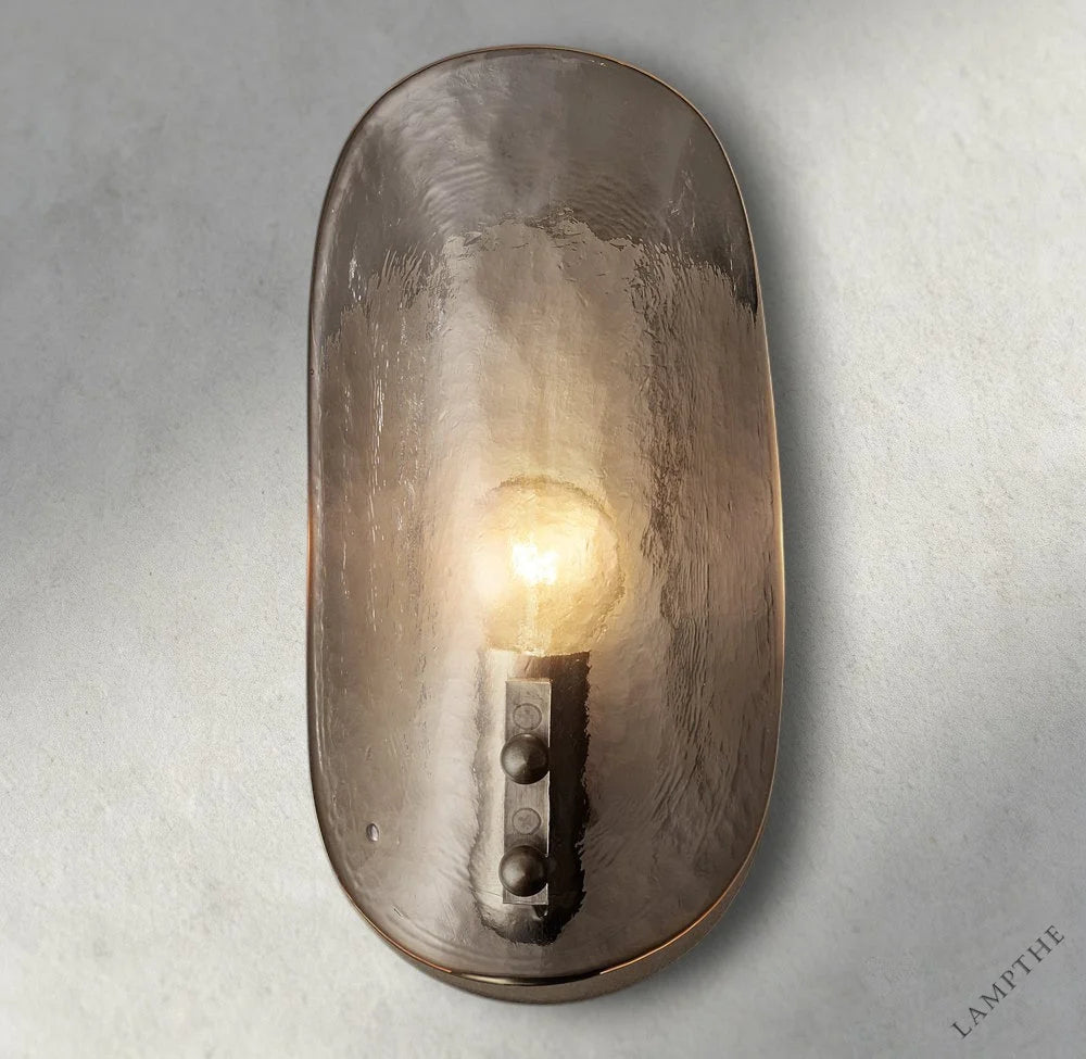 Shell Smoke Glass Sconce