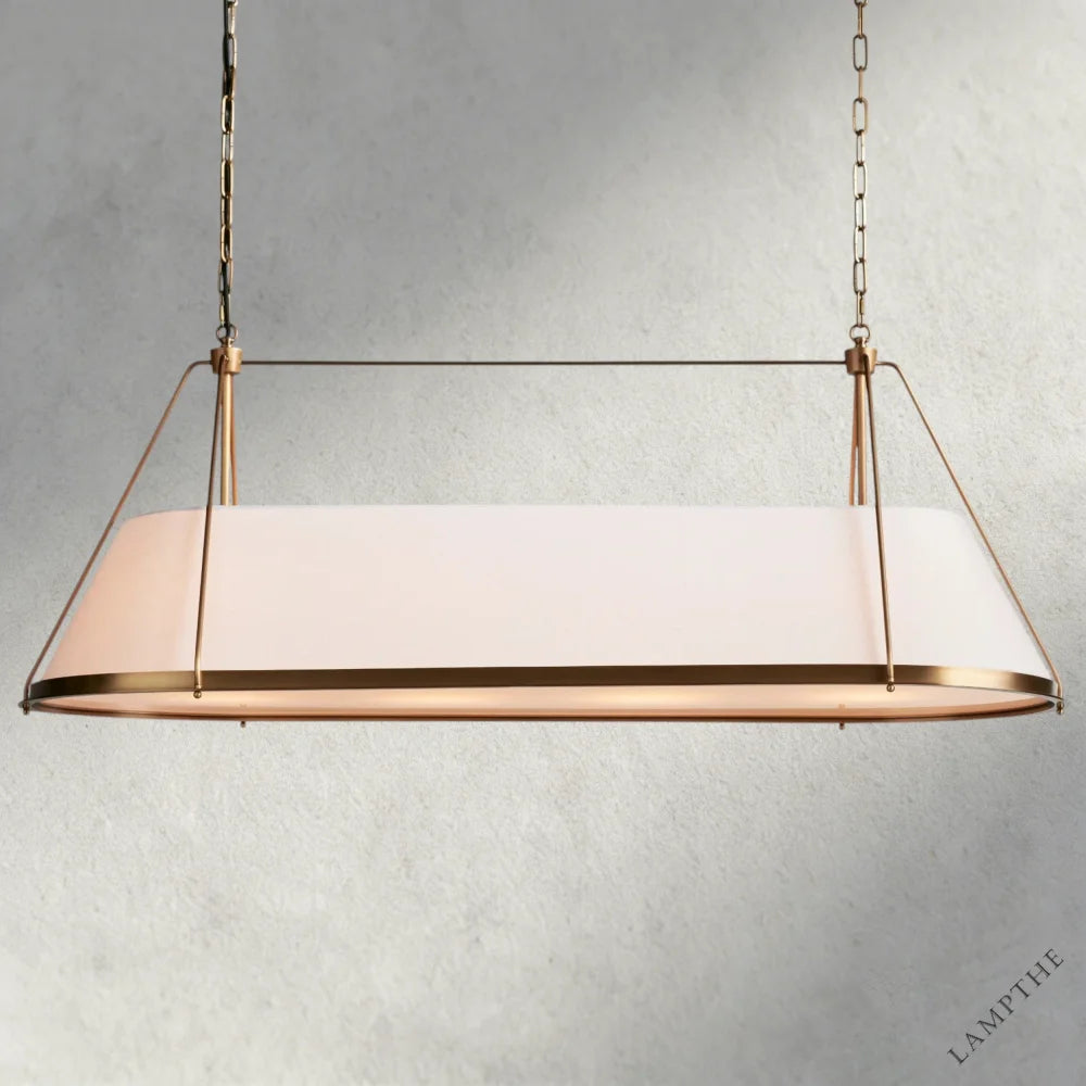 Brass Shelton Linear Chandelier