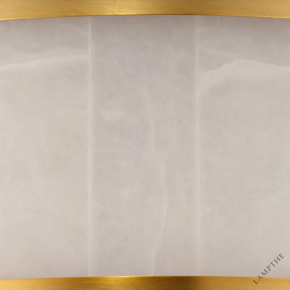 Small Upsala Alabaster Flush Mount Ceiling Light