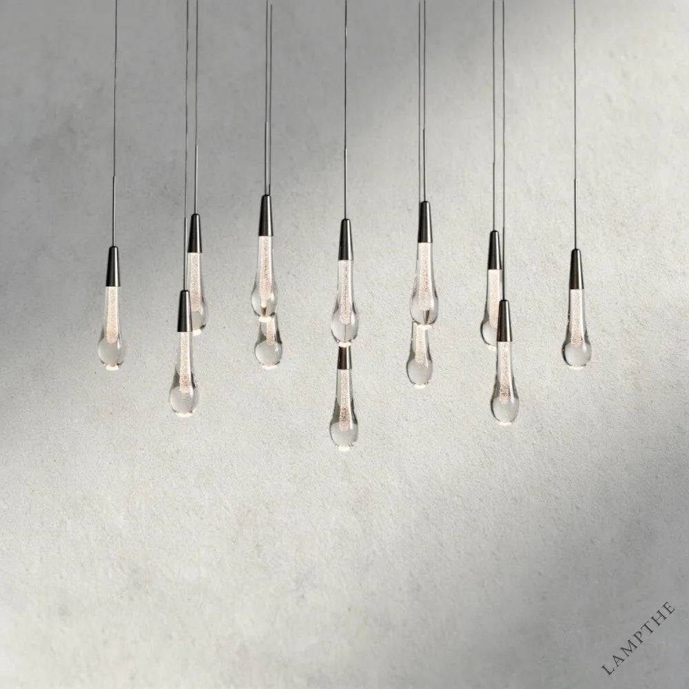 37" / Bronze Soltaire Linear Chandelier 37", 50", 60", 70"