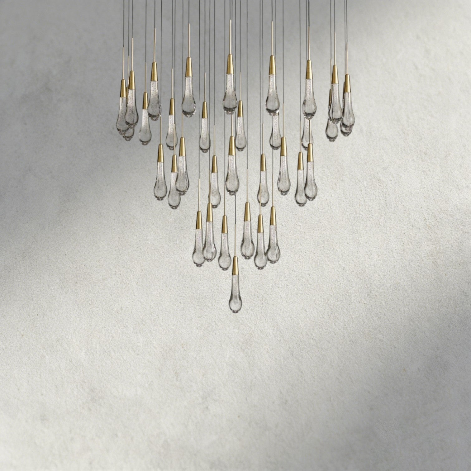 Soltaire Round Chandelier 17", 24", 36", 58"
