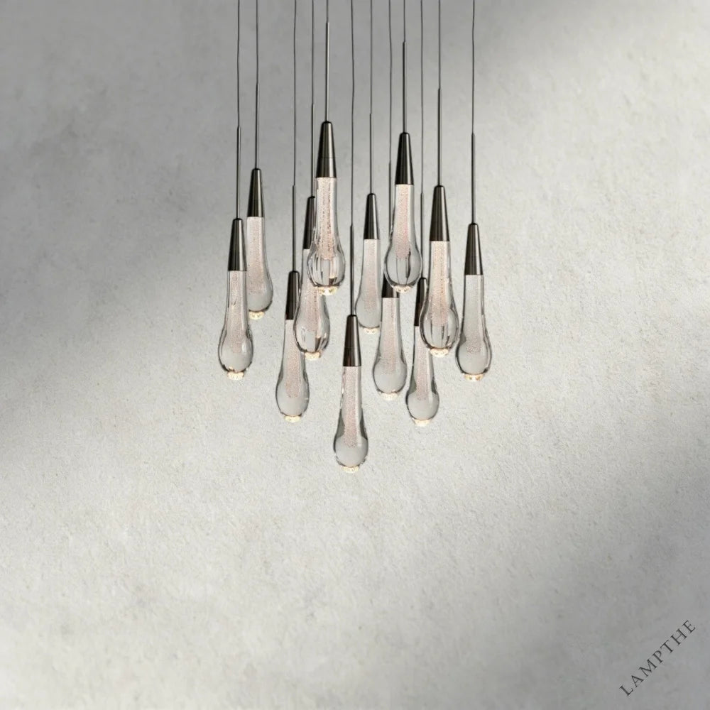 17" / Bronze Soltaire Round Chandelier 17", 24", 36", 58"